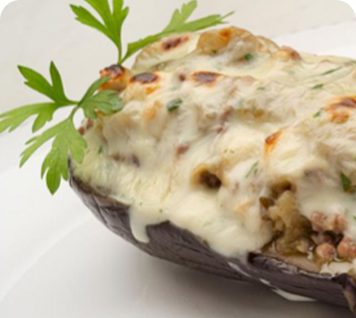 Berenjenas rellenas de carne (o vegetales)